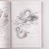 94Pages Hundred Dragons Chinese Traditional Chinese Line Drawing Collection by Yanhua Yu Coloring Book for Adults Art Reference