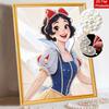 Disney Snow White pearl painting handmade diy pearl art painting simple living room hanging painting decoration