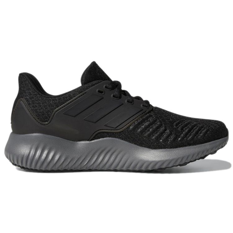 adidas Alphabounce Rc.2 Sports Fabric Non-Slip Wear-Resistant Breathable Low-Top Running Shoes Women Sneaker Black AQ0555