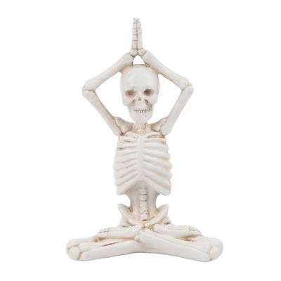 Kostlivé figurky Vynikající vyřezávané Stálobarevné Realistické Halloweenské kostlivé dekorace Strašidelná atmosféra Rekvizita pro strašidelný