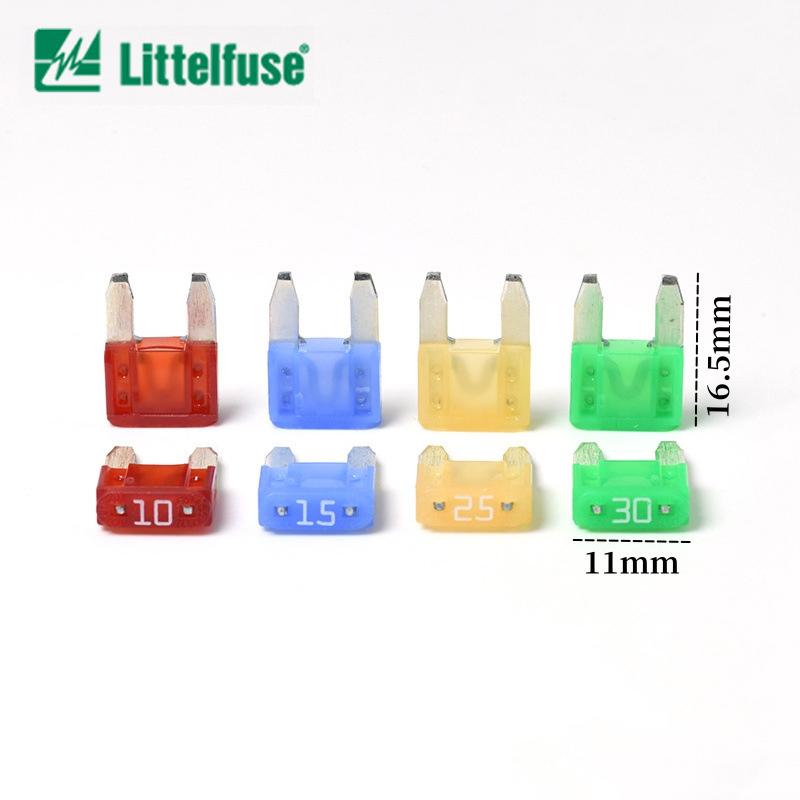 (120pcs/pack)LittelFuse 0297 Car Blade Fuse for Automotive Application, Mini Fuse 2A 3A 4A 5A 7.5A 10A 15A 20A 25A 30A Auto Fuse 2A Fuse