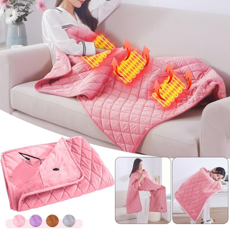 5V USB Large Loose Electric Blanket Powered By Power Bank Winter Bed Warmer Heated Sofa Blanket Body Heater Bed Warmer Mat
