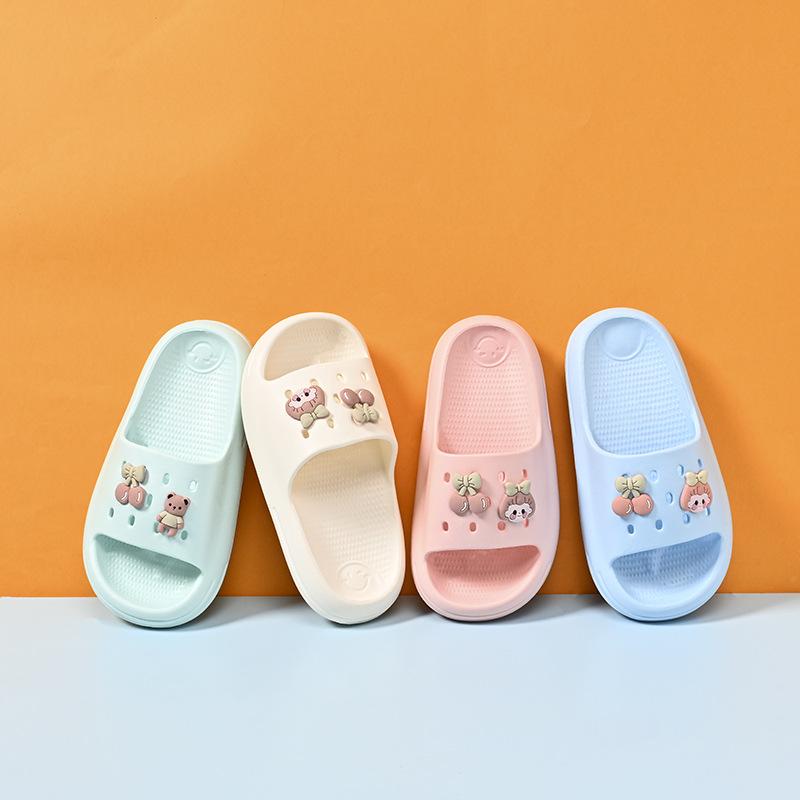 Summer Charming Girls House Slippers Soft And Comfortable Eva Slide Sandals Kids For