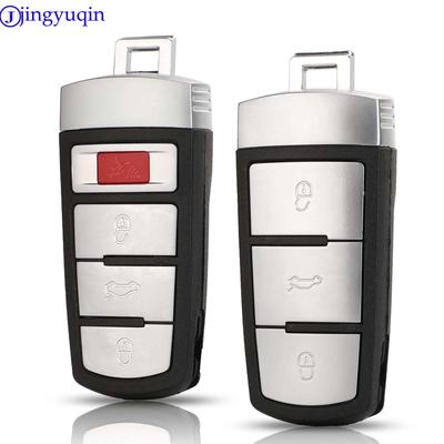 Jingyuqin Telecomando 4 Pulsanti Scocca Chiave Auto Per Volkswagen VW Passat CC B6 B7 B7L CC R36 Maogotan B5 Passat 3C Scocca Chiave Auto