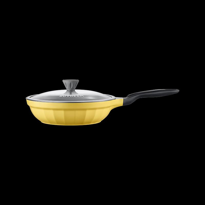 Buydeem Pleated Moonlight Ceramic Frying Pan