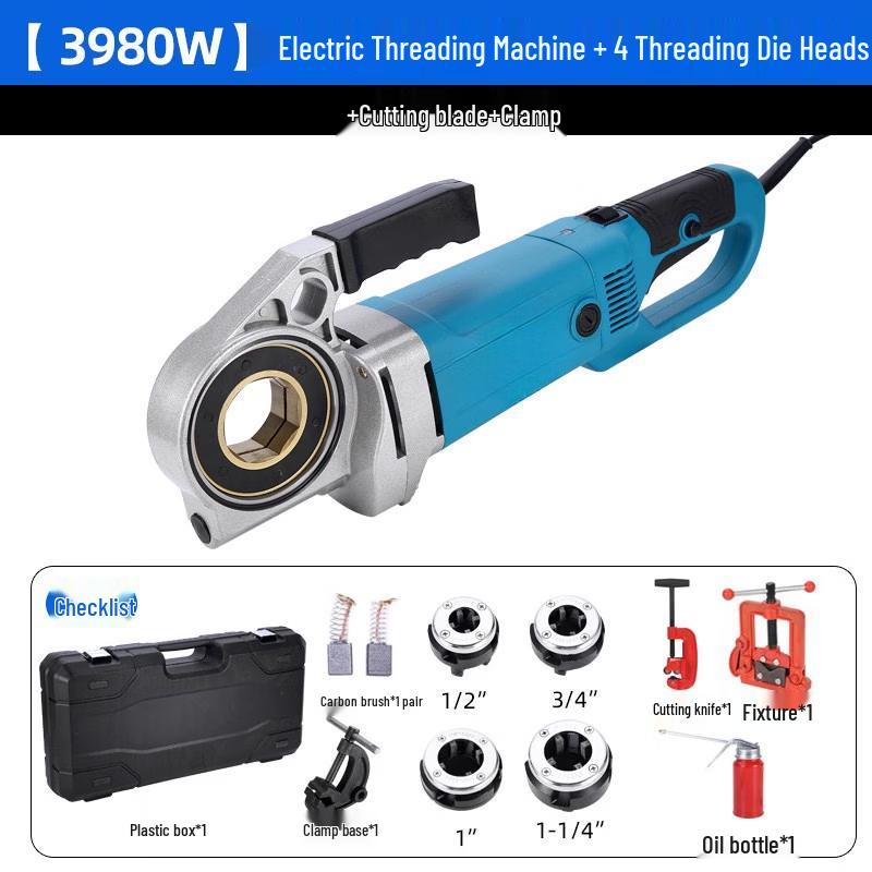

SHEYUE Handheld Electric Pipe Threader CN plug (adapter included)