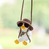 Cute Swinging Duck Car Ornament - The Perfect Car Accessory for Women