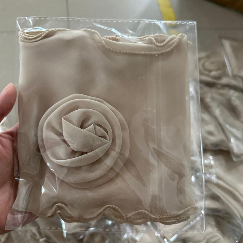 26 Colors Decorative Headscarf Solid  Pink Rose Knitted Scarf Shawl Shawl Flower Sunscreen Headscarf Ladies Office Scarf