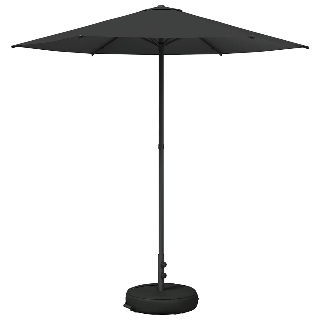 Garden Umbrella with Base 230 X 230 Cm Polyester Rectangular