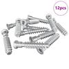 Hex Socket Head Cap Screw 12 Pcs Silver M7 X 40 Mm Steel