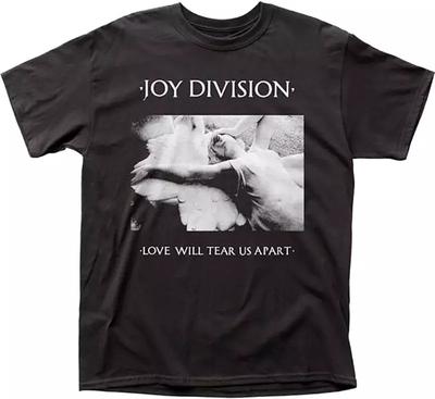 Love Will Tear Us Apart Joy Division Black T Shirt Cotton