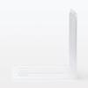 MUJI Freezer 14cm Wide x Deep x Suitable for Clothing Storage Cases and Storage Boxes Mix-and-Match Divider, Semi-Transparent, Approx. 14.5cm 14.5cm