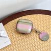 Personality Gradual Change Matcha Guava Earphone Cover for Apple AirPods 1 /1 Generation Simple Transparent Case PRO1/PRO
