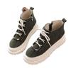Womens Retro Soft Sole Ankle Boots British Style Flat Heel Casual
