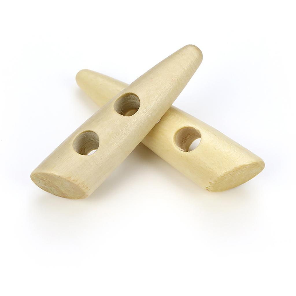 20 Peças 30Mm-60Mm Botões de Alternância de Madeira de Oliveira Botão de Chifre para Casaco de Vento Botão de Costura Botão para Casaco Duffel Botão para Sobretudo Acessórios de Vestuário