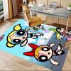 Powerpuff Girls Adventure Carpet For Playroom Bedroom Living Room Sofa Home Decorkids Game Area Rug Nonslip Floor Mat