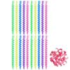 20Pcs Heatless Curls Perm Rods Set for Overnight Spiral Curls Hair Rollers, Flexible Foam Curling Rods for Women
