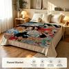 Anime S-Shaman K-King Throw Flannel Blanket Suitable for Sofas Beds Offices Travel, Camping Chairs