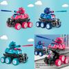 Inertia Impact Transforming Tank Model For Kids With Collision Deformation And Shooting Action