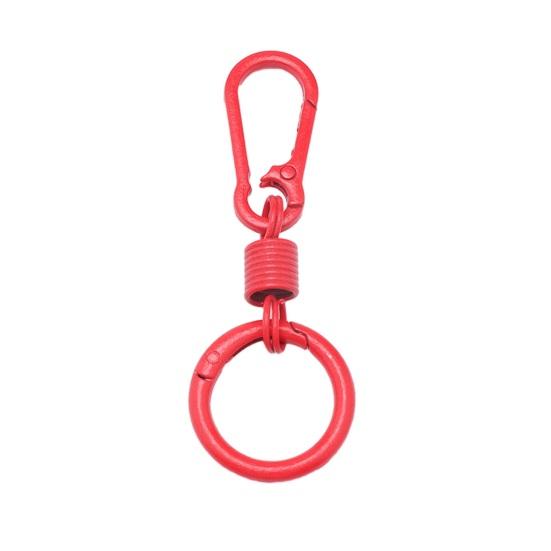 Ağır Hizmet Metal Karabina Anahtarlık Taşınabilir Hafif Kemer Sırt Çantası Asma Anahtarlık Outdoor Araba Ev Anahtarları Halkası Klips Tutucu Düzenleyici