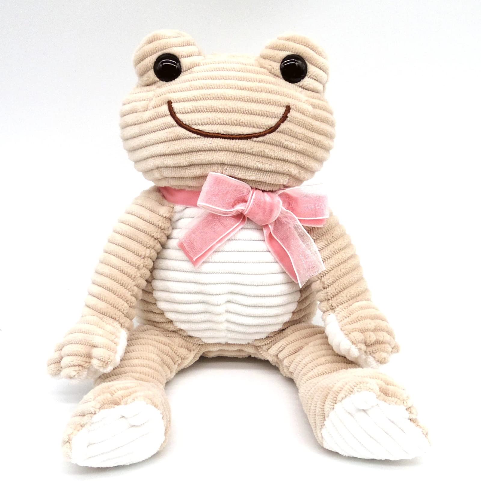 

Nakajima Corporation Pickles the Frog Corduroy Bean Doll Mocha 177629-22