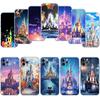Disney Castle World Transparent Phone Case for Motorola Moto E22I E22S E22 E32 E40 E7 E7I G Plus Power Play Stylus G22 G14