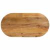 VidaXL Dessus de Table, Dessus de Table de Remplacement, Dessus de Rechange Salle à Manger, 140x60x3,8 cm Ovale Bois Massif 370161
