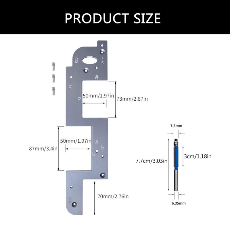 Aluminum Alloy Edges Trimming Tool For Woodworking, Floor, Window, Smooth Finishing On Furniture, Quick & Easy Operation