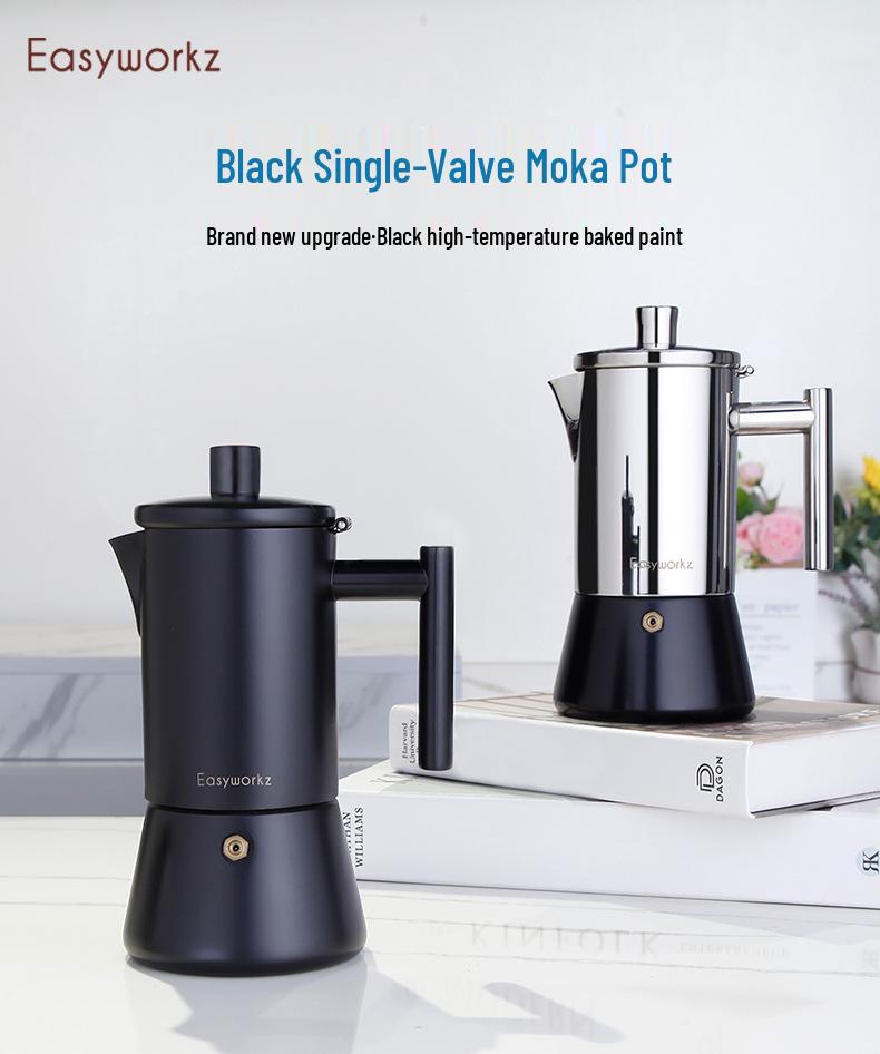 Moka in Acciaio Inossidabile Easyworkz per Piani Cottura a Induzione