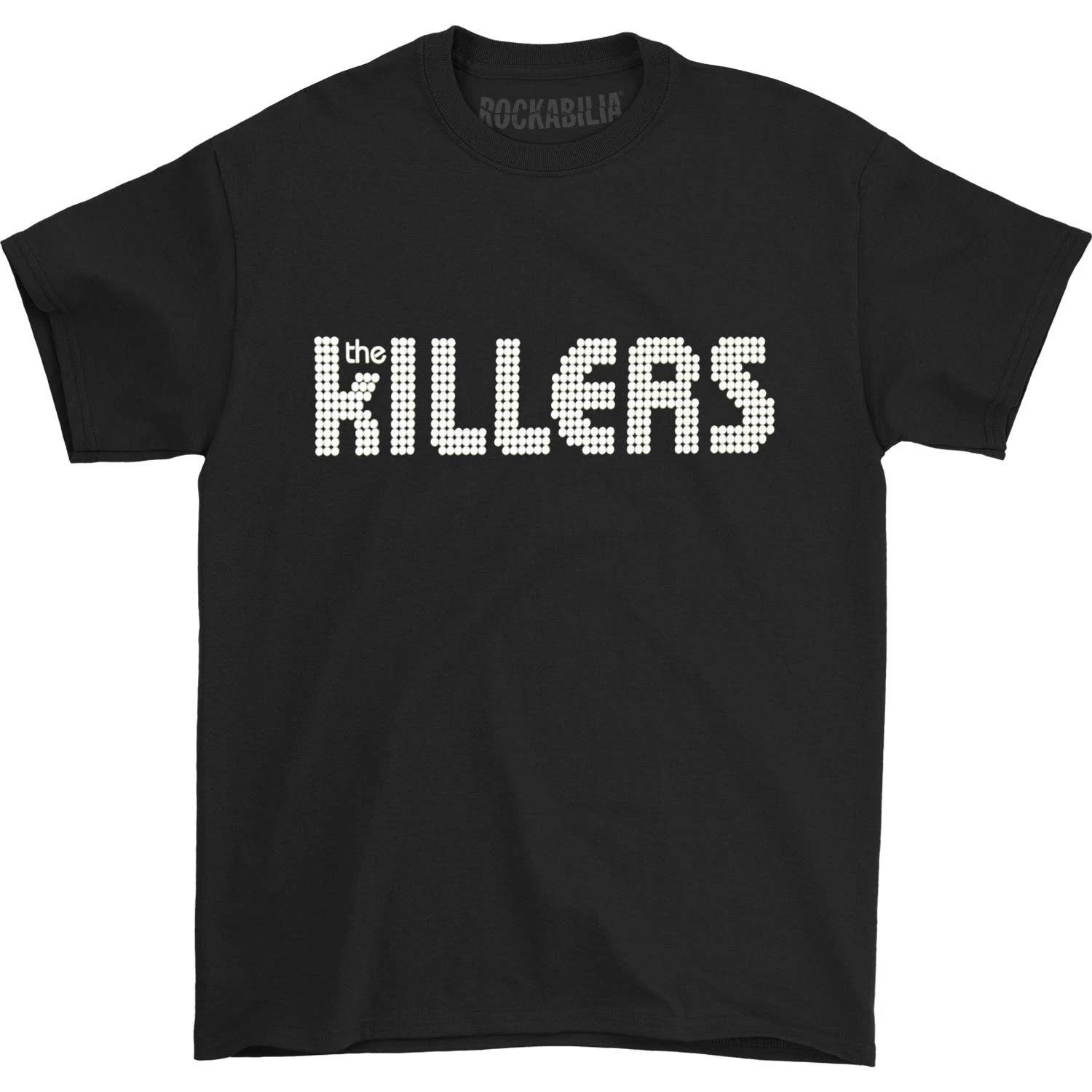 Men s Killers Classic White Logo On Super Soft Black Tee Slim Fit T-shirt XXXXL