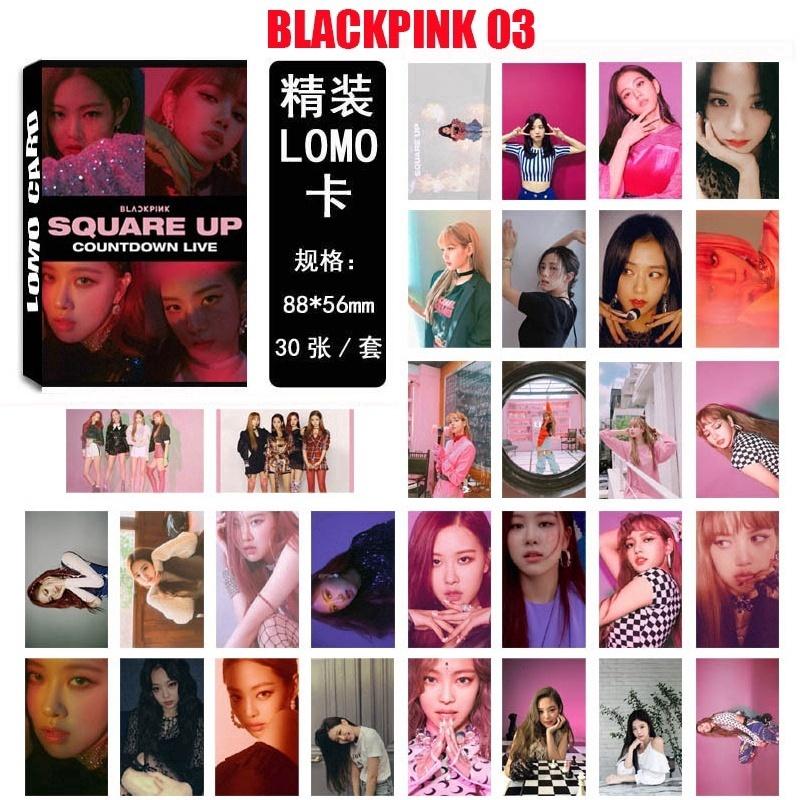 BEREIT AUF LAGER// 30 Stück/Box BLACKPINK Kpop Lomo-Kartenalbum "SQUARE UP" "Kill This Love" Jennie Jisoo