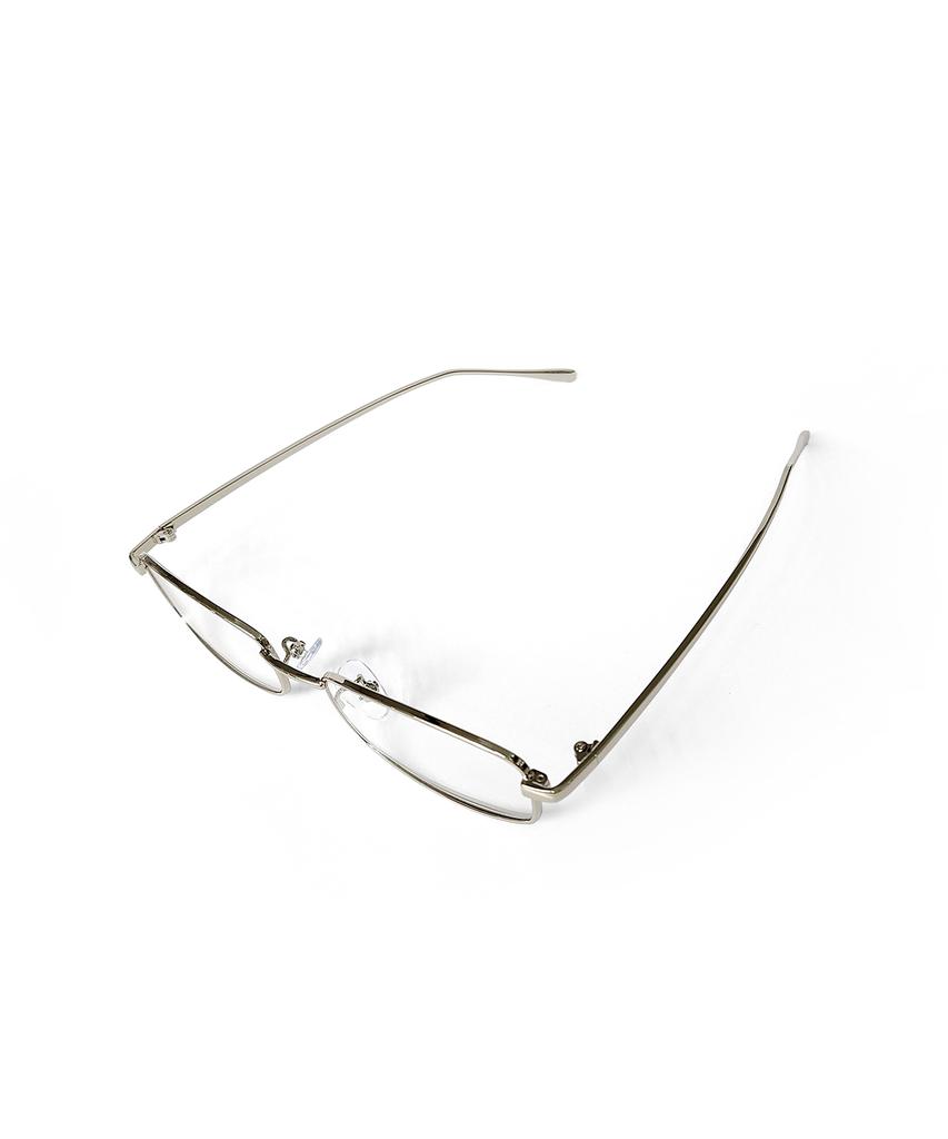 MAISON MASTER Jisoo Silver Glass Glasses [Blue Light Blocking Lenses]