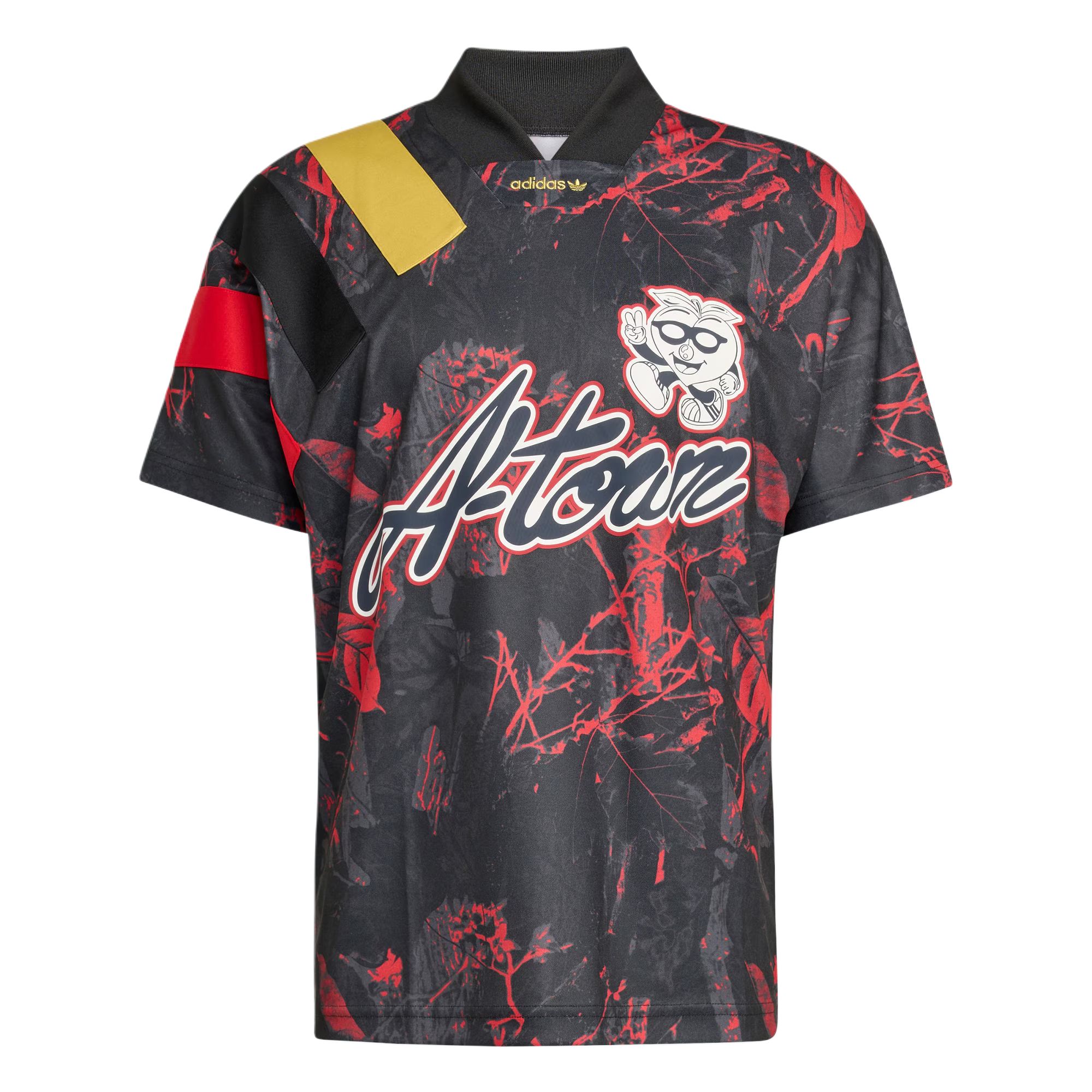 

Adidas Originals Atlanta Fifa World Cup 26 Host City Loose Fit V-Neck Short Sleeve Football Shirt Men tops KD8436 S