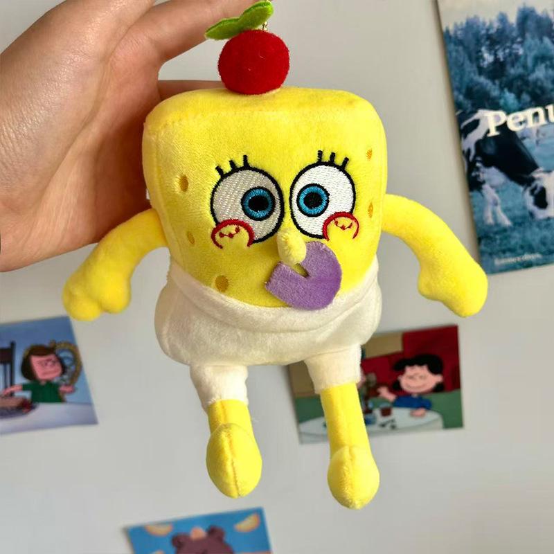 15cm Cute Starfish Plush Pendant Keychain Soft Rag Doll Bag Charm Gift For Girls Birthday