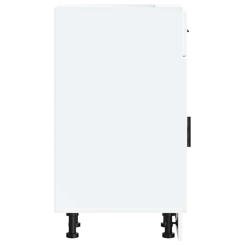 Kitchen Base Cabinet Porto White Particleboard