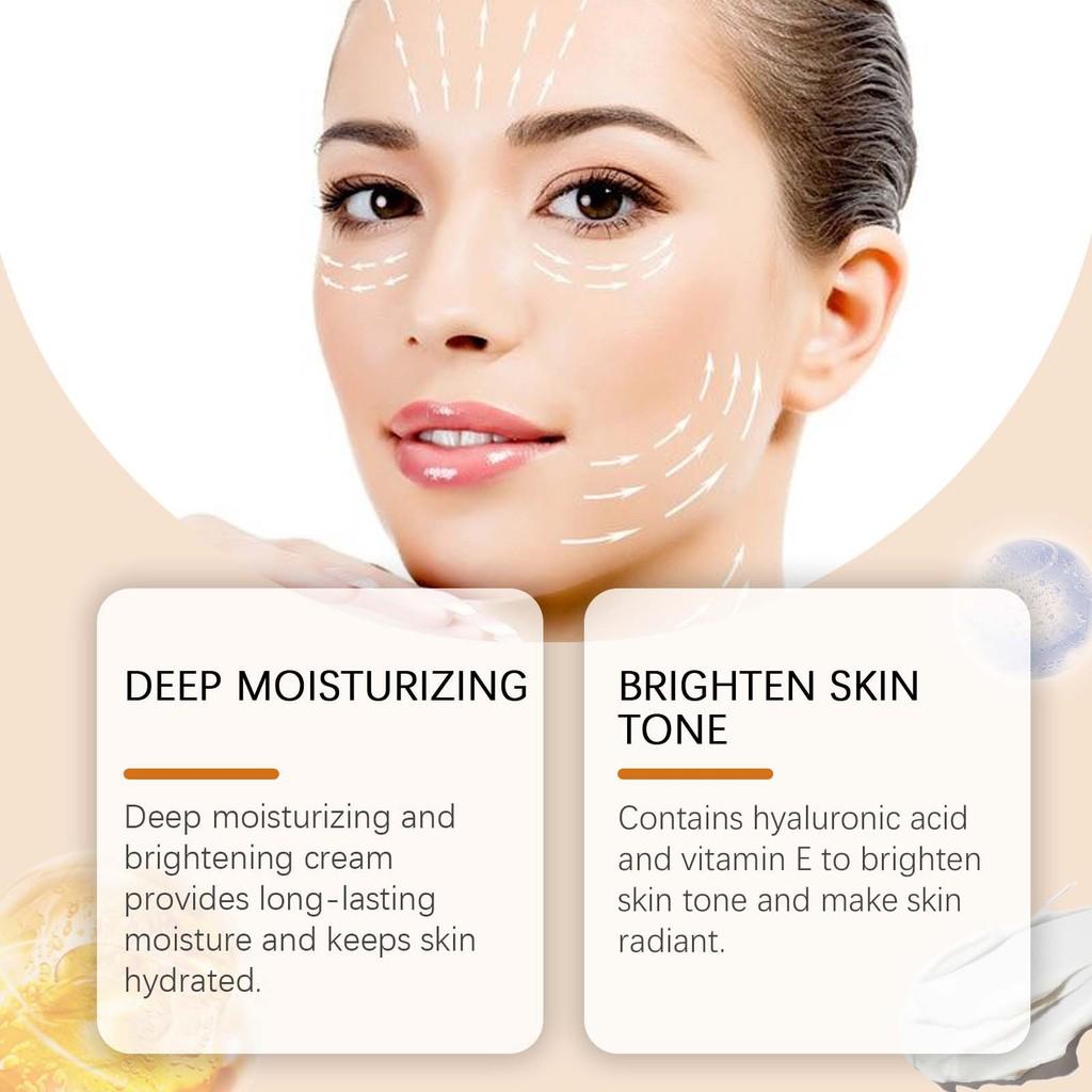Brightening Deep Moisturizing Cream Gentle Hydration For Face And Eyes
