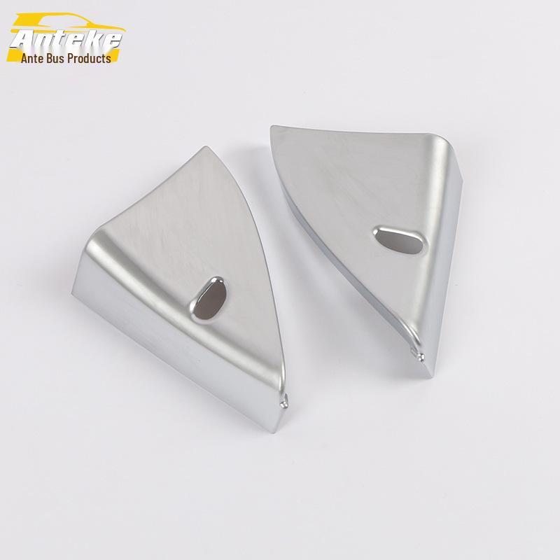 

19 Qashqai Внутренняя треугольная накладка Яркая рамка Наклейка для внутренней модификации окна автомобиля