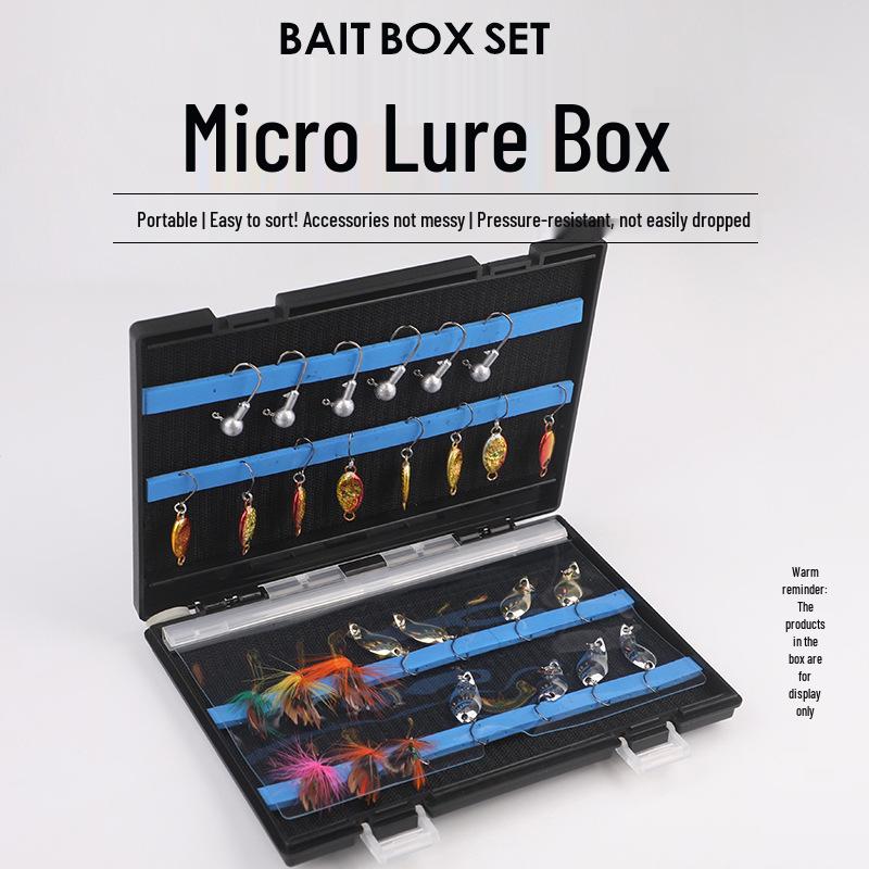 

Compact Fishing Lure Box with Large Capacity - Ideal for Bait, Spinner, Jig Heads, Hooks Storage