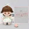 9cm Doll Glasses Fashion Round Frame High Quality Plush Animal Doll  20cm Cotton Dolls