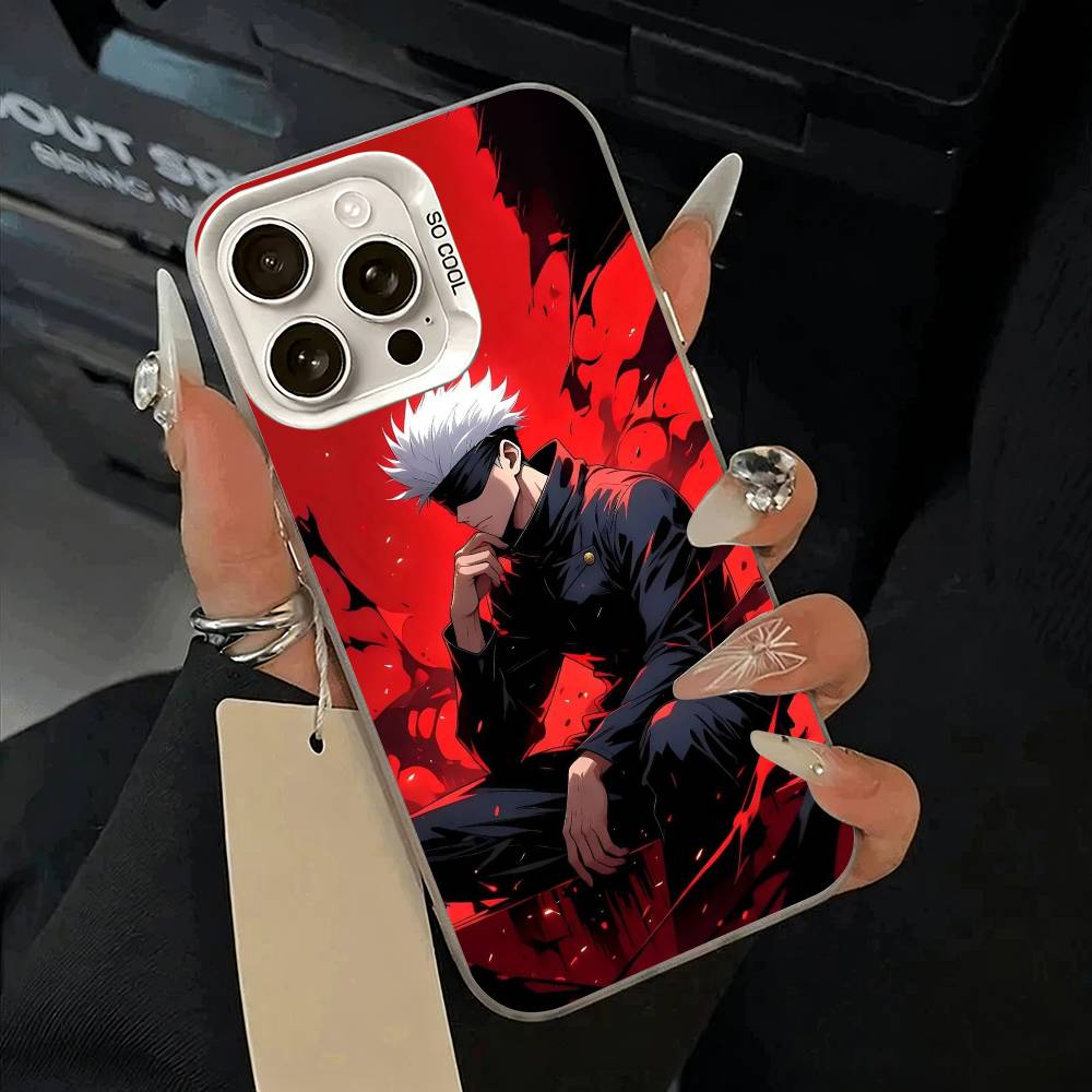 Favorite Anime Characters-S-Satoru G-Gojo Phone Case For IPhone 17 Air 16 15 14 13 12 11 Pro Max White Sliver Hard Cover
