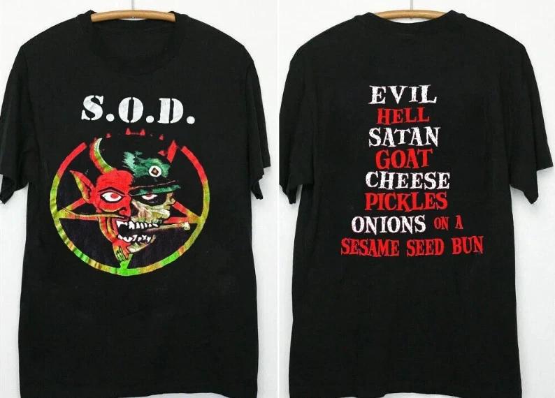 Vintage S.O.D. Stormtroopers Of Death T-Shirt S-5XL XL