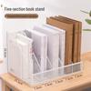 Wrought Iron Metal File & Pen Holder: Office File Rack & Bookshelf Organizer