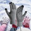 Electric Heated Gloves USB Winter Warm Gloves Knitted Touchscreen Mittens for Outdoor Cycling Skiing