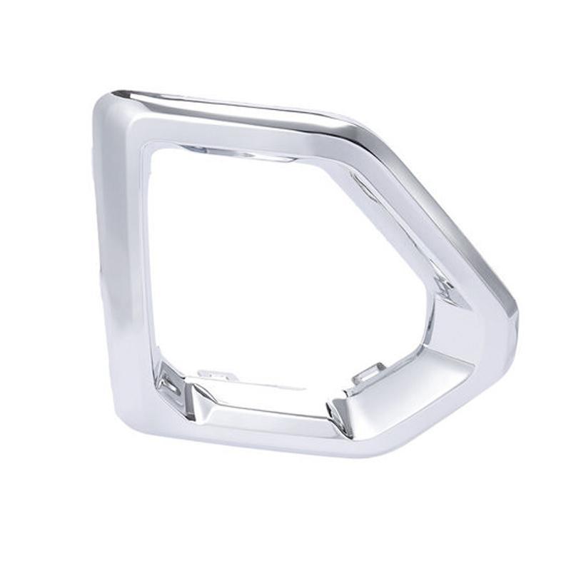 84176752 Right Front Fog Light Outer Bezel Cover Trim Fit For GMC Sierra 1500 Denali SLT AT4 Silver