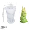 Easter Gnomes Resin Molds Cake Decorating Mold 3D Resin Gnomes Silicone Candle Mould Handmade Candle Mould for Candle Making