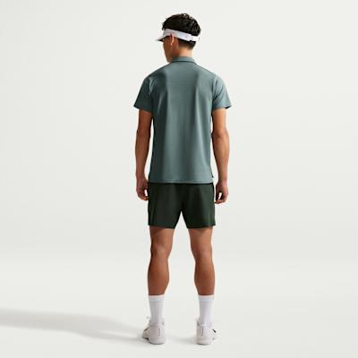 Nike Tennis Bottoms Men's Black Cloud Shirt Green/White Moderate