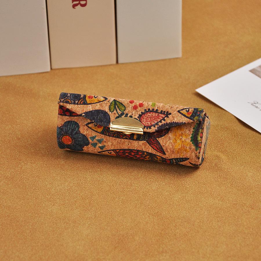 

Retro Chinese Style Lipstick Case With Mirror Mini Portable Floral Cosmetic Jewelry Storage Box