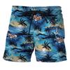 Men's Casual Fashion Shorts Men's Hawaiian Printed Loose Breathable Shorts