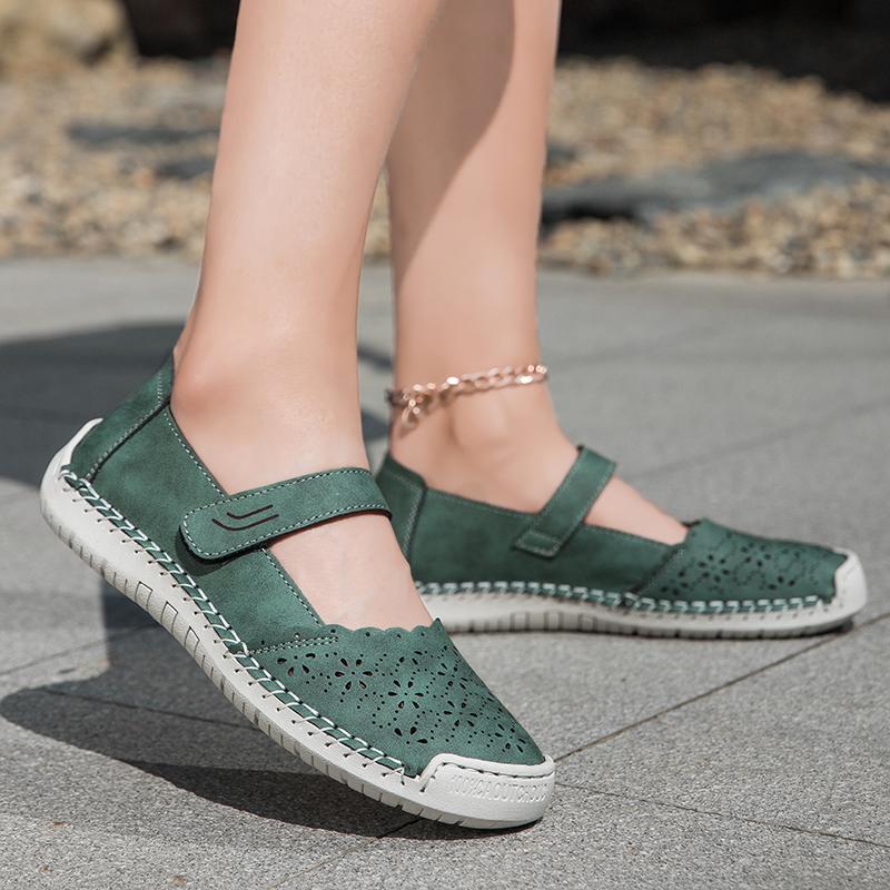 Sandali Donna Estivi Verdi Scarpe da Escursionismo Outdoor Marroni Sandali Bassi da Spiaggia Casual Morbidi Sandali Romani Rossi per Ragazza Taglie Forti