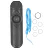 Kazoo Set Professionelles Tragbares Kazoo Flöte Musikinstrument für Bühnenauftritte Obsidian Schwarz